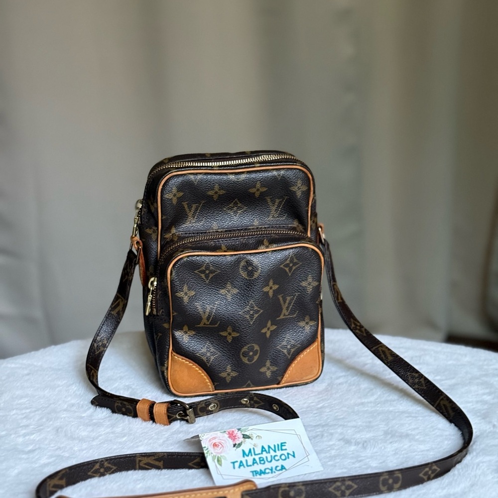 SOLD Louis Vuitton Amazone Brown Monogram Crossbody Bag